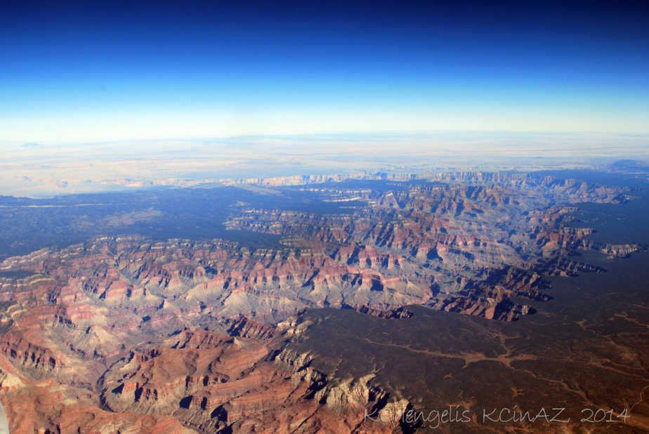 Grand Canyon from 35000 Ft.